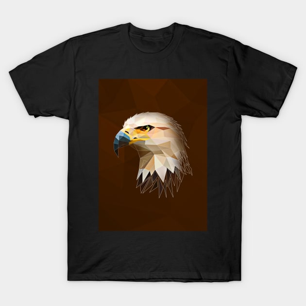 Low Poly Eagle T-Shirt by Jackson Lester